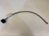 600mm Type F LCC27 Gas Hose - 1/4 MNPT Pigtail