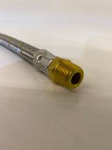 600mm Type F LCC27 Gas Hose - 1/4 MNPT Pigtail