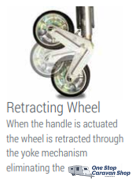 AL-KO 8 INCH PREMIUM Auto Retract Jockey Wheel Euro style.