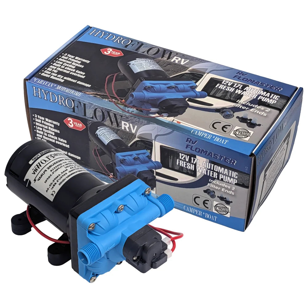 Hydroflow 12V 17L Automatic Fresh Water Pump