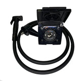 COAST RV Non WaterMarked External Camper Shower Point | Black with 1.5Mtr Hose