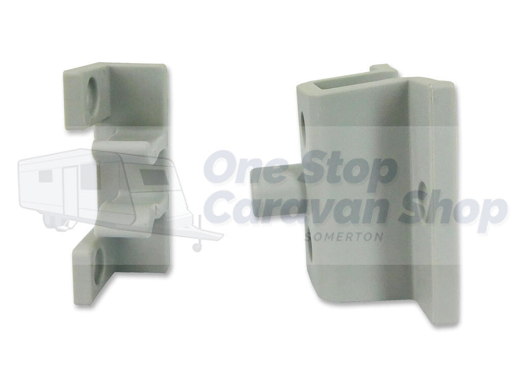 JAYCO CATCH PIVOT SHOWER DOOR GREY 2 PARTS - C2732A