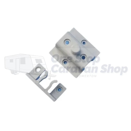 JAYCO CATCH PIVOT SHOWER DOOR GREY 2 PARTS - C2732A