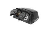 Narva 12V Heavy-Duty Twin Surface Mount Accessory/USB Sockets Black 81168BL