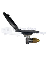 WALL MOUNT GAS BAYONET AND COVER BLACK WITH 3/8 ADAPTOR - OSCSWMGB- 3/8" 1/2"