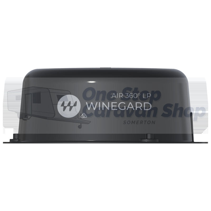 WINEGARD - AIR 360LP Compact Omnidirectional TV & FM Antenna Black- 900-00092