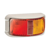Narva L.E.D Side Lamp Red/Amber- White Base 91602W