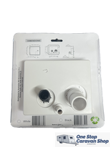 RV FLOMASTER Gravity/city Water Inlet Hatch - White