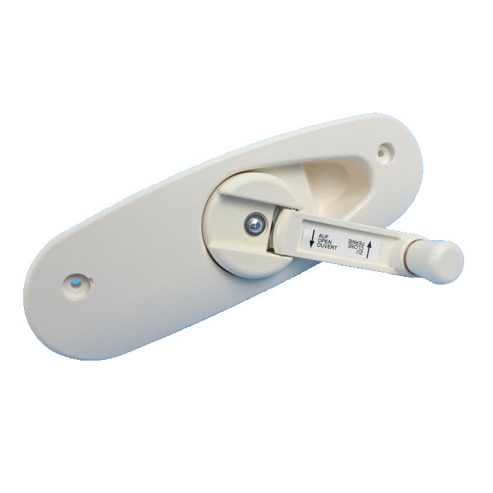 Crank Handle - Suit Dometic Midi Heki Roof Hatch - Off White