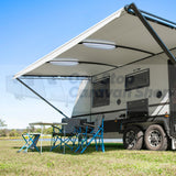 Aussie Traveller Black Curved Roof Rafter (CRR) with LED