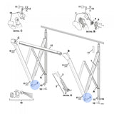 Black Arm End Cap - Suit Carefree Altitude Awnings