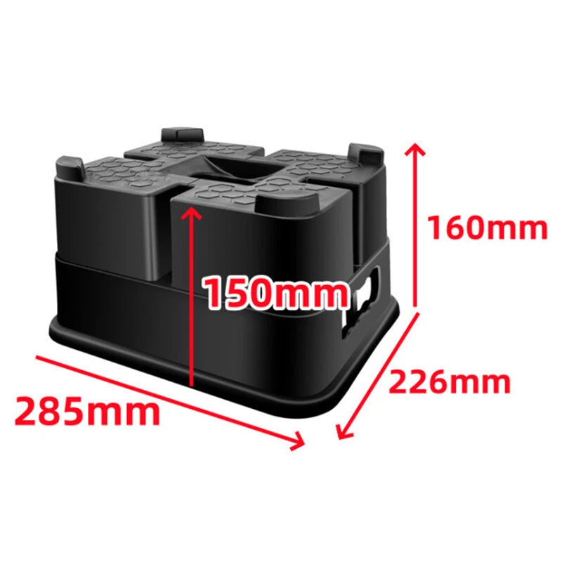 CARAVAN JACK  & JOCKEY WHEEL BLOCK - rated 6t