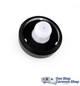 Lockable Water Filler - Cap and Key - Black