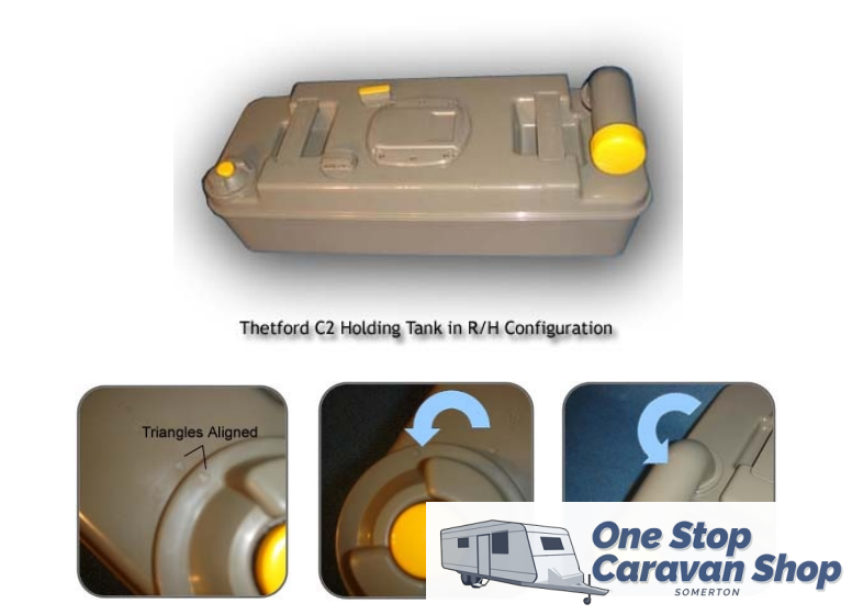 Thetford R/H Holding Tank T/S C2 Cassette Electric Toilet. 20063874