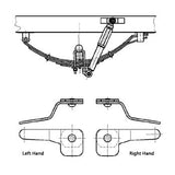 658005 - Shock Absorber Kit AL-KO Suits Beam Axles and 60mm Wide Springs