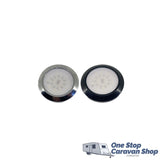 RV Ceiling Light 69mm Diameter (Black/Chrome)
