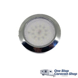 RV Ceiling Light 69mm Diameter (Black/Chrome)