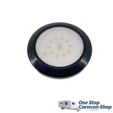 RV Ceiling Light 69mm Diameter (Black/Chrome)