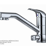 3 Three Way Flick Mixer Hot Cold Filtered Water Tap Chrome