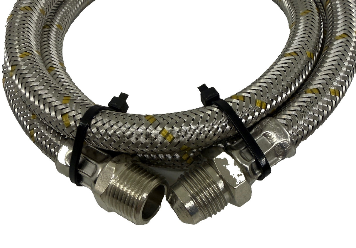 1200mm 3/8 MSAE x 3/8 MBSPT Gas Hose