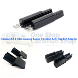 Fiamma 2.6m & 3.0m Awning Aussie Traveller Anti-Flap Kit Adaptor-Black