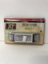 38 Series Chrome Marker Lamps with inbuilt Clear Reflector 135mm x 38mm x 22mm