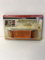 38 Series Chrome Marker Lamps with inbuilt Reflector 135mm x 38mm x 22mm