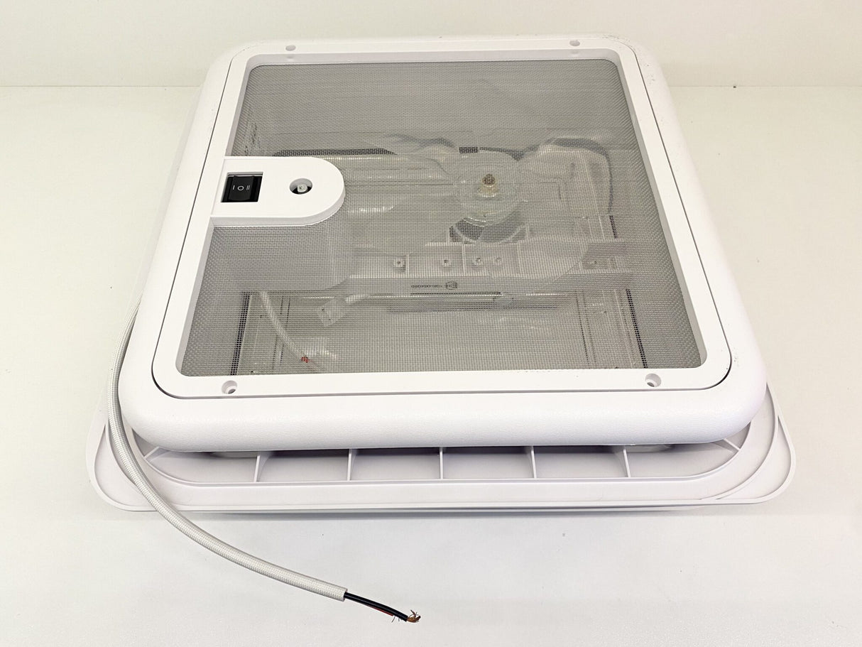 Sanjo 280x280 Turbo Vent (Transparent) replacement for Fiamma vent