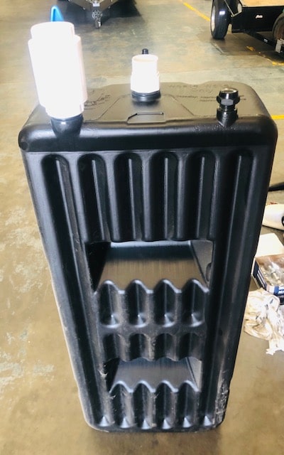 HUME 100Lt Grey Water Waste Tank with Fittings