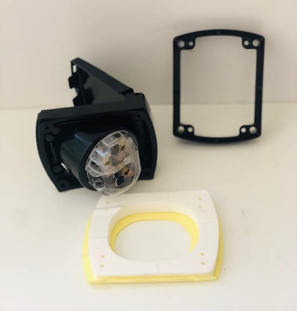 (New Style Clipsal) Black External 10amp Power Outlet