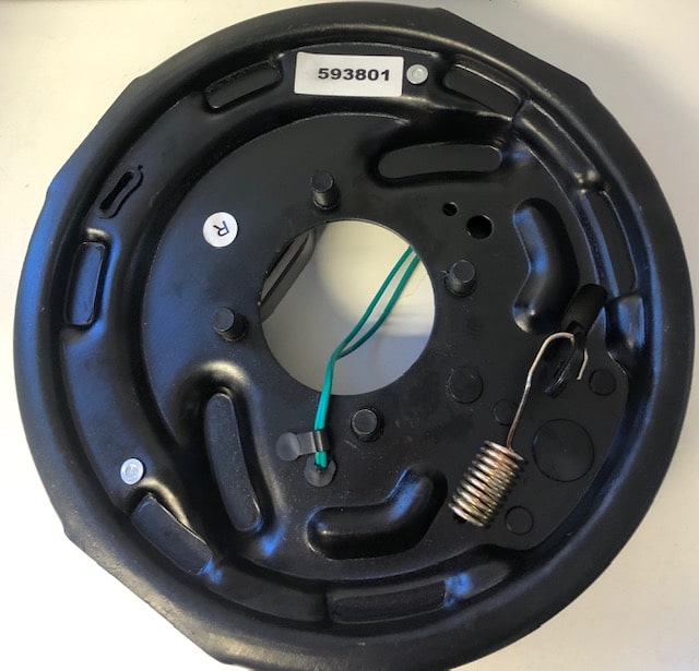 TROJAN BACKING PLATE ASSY 10" ELEC RH STD