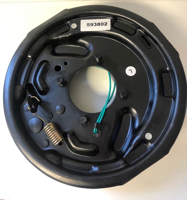 TROJAN BACKING PLATE ASSY 10" ELEC LH STD