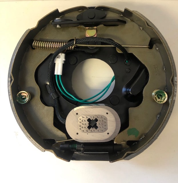 TROJAN BACKING PLATE ASSY 10" ELEC LH STD