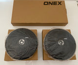 Black 6.5"Dual Full Range Low Profile Marine Speakers - Pair