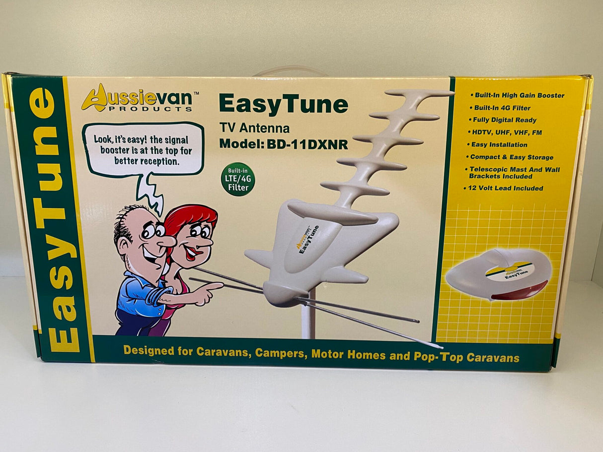 AUSSIEVAN Easy Tune Antenna BD-11DXNR – 360° Rotating TV Antenna