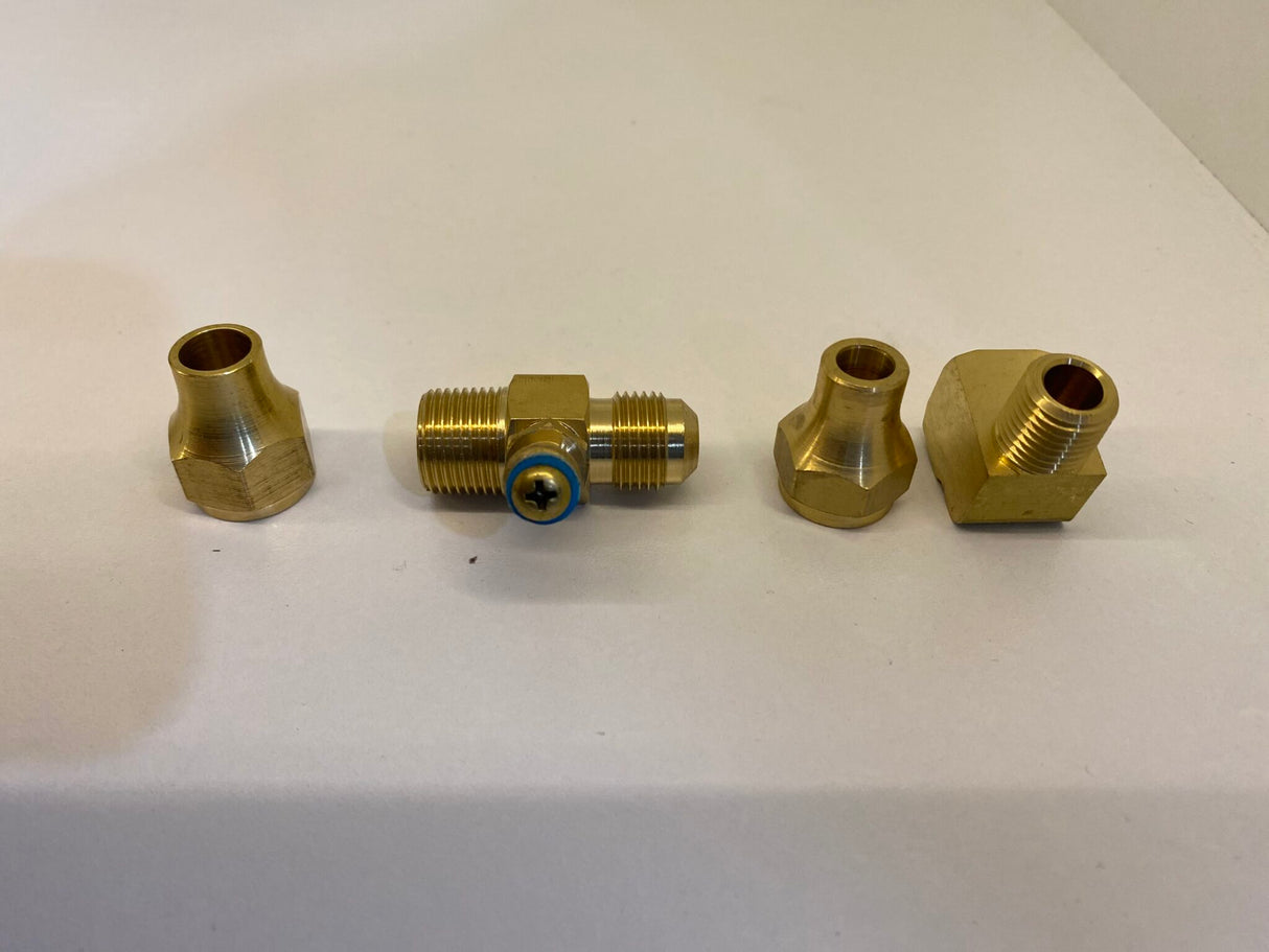 Single Flexi Pigtail Caravan Gas Regulator Kit LCC27