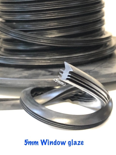 Starlite Glazing Wedge to suit 5mm glass - per metre