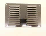 Black Metal Ventilation Grille 23.3cm x 14.8cm