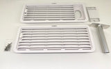 White Dometic Fridge Vent Kit