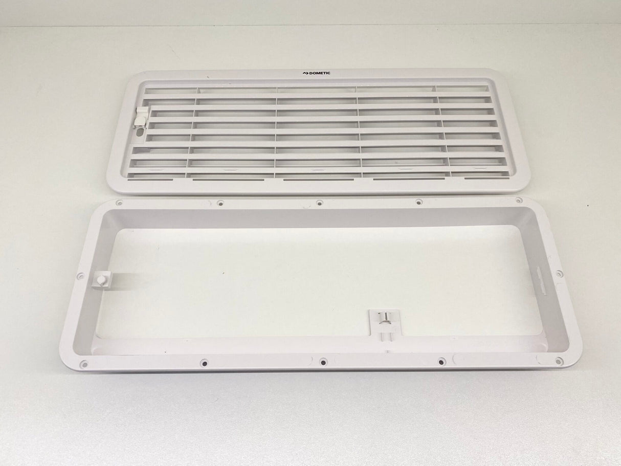 White Dometic Fridge Vent Kit