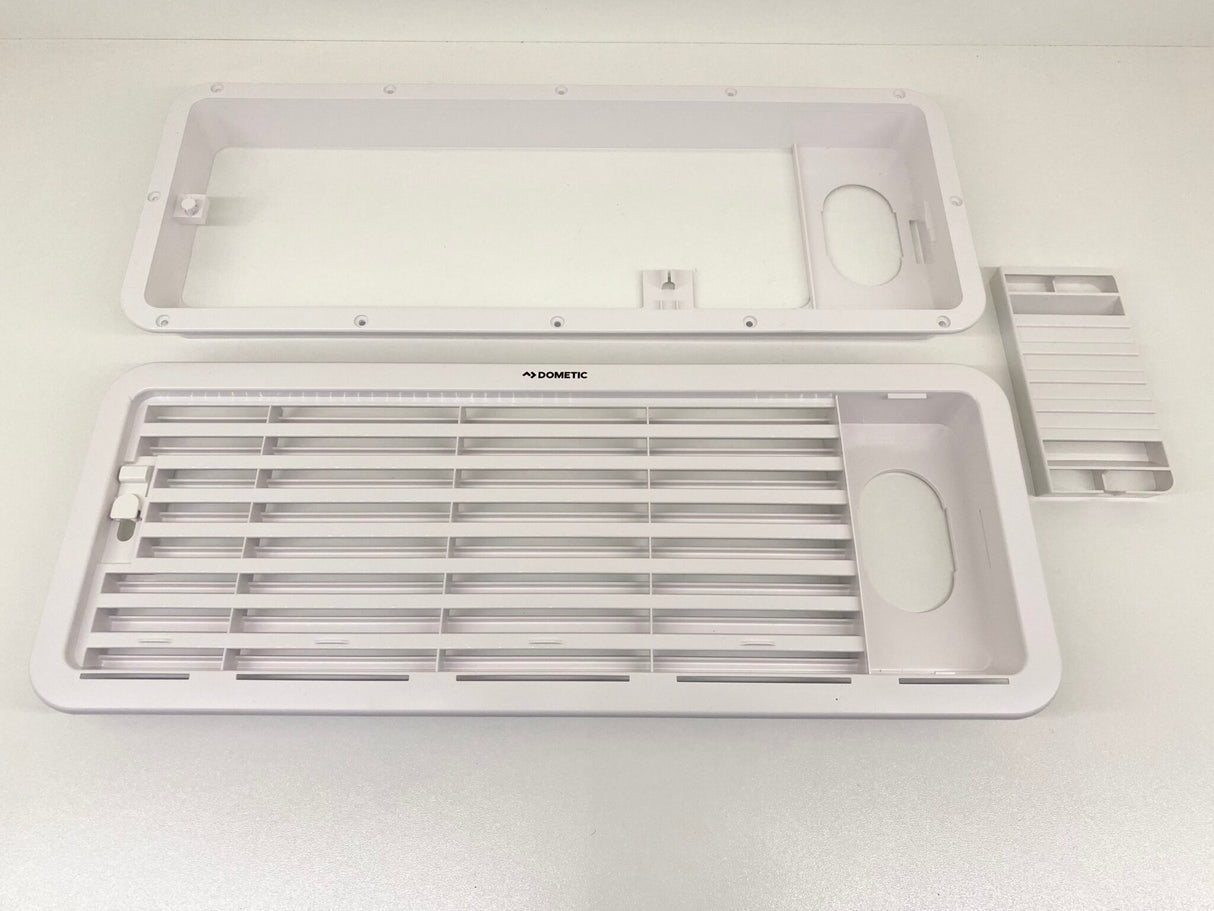 White Dometic Fridge Vent Kit