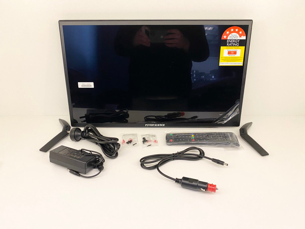 POWERSCIENCE 24" (60CM) FHD Smart TV w/ DVD Player
