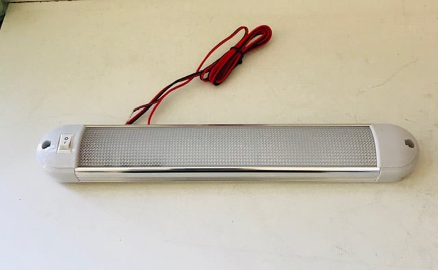 LED Interior strip light with on/off switch 260mm 12v - White