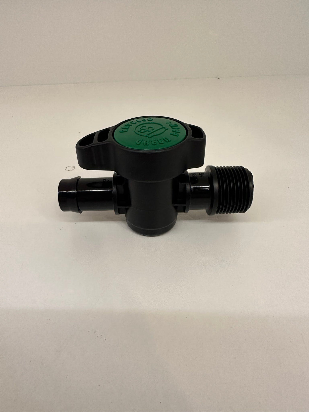 Antelco 19mm Barbed Valve 3/4 BSPM Thread Green Top