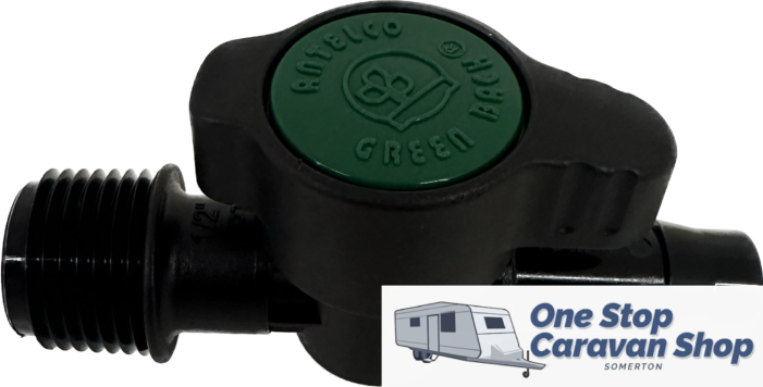 Antelco 13mm x 1/2MNPT "Green Back" Valve