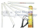 FOLDAWAY TALLBOY ANTENNA TO SUIT WIND UP CAMPER CARAVAN CAMPER