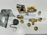 Gas Bayonet DIY Fitting Kit with 2m 3/8" Webber BBQ hose
