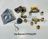 Gas Bayonet Fitting Kit 5/16"