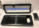 Dometic Fridge Vent - Upper Insert & Frame Black