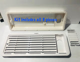 Dometic Fridge Vent - Upper Insert & Frame White